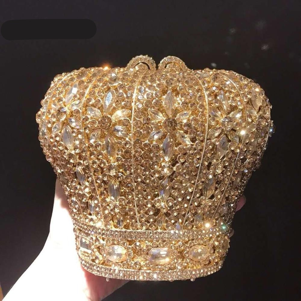 Why You Need a Luxury Rhinestone Crown Clutch