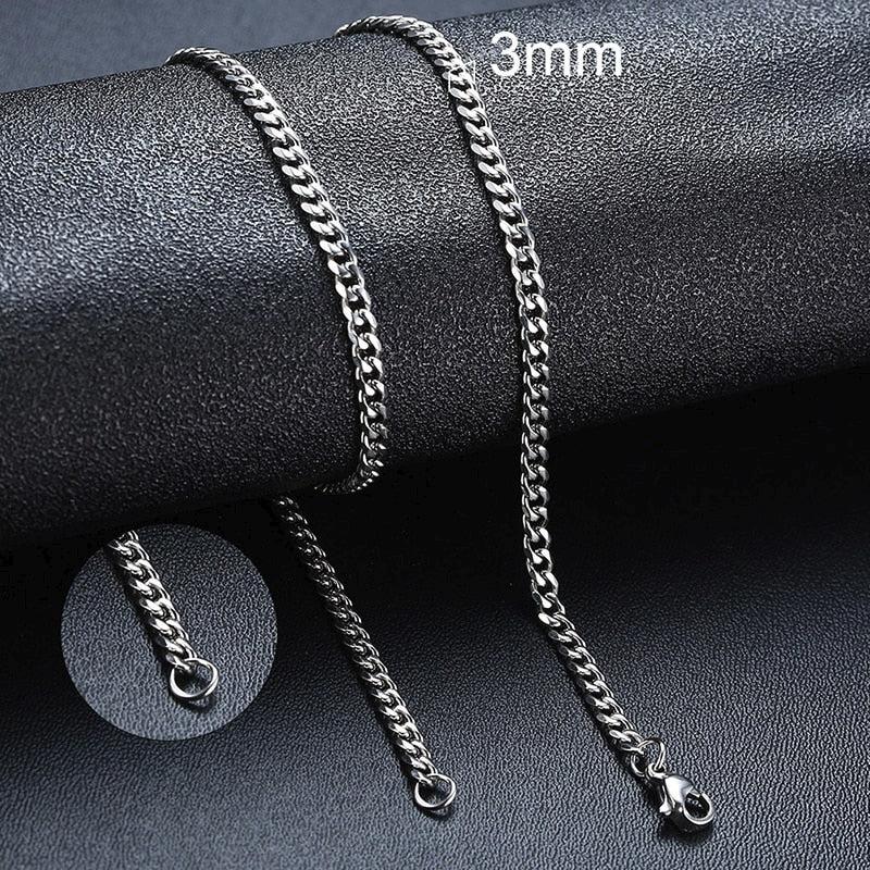 Vnox Cuban Chain Necklace for Men Women, Basic Punk Stainless Steel Curb Link Chain Chokers,Vintage Gold Tone Solid Metal Collar - Image #10
