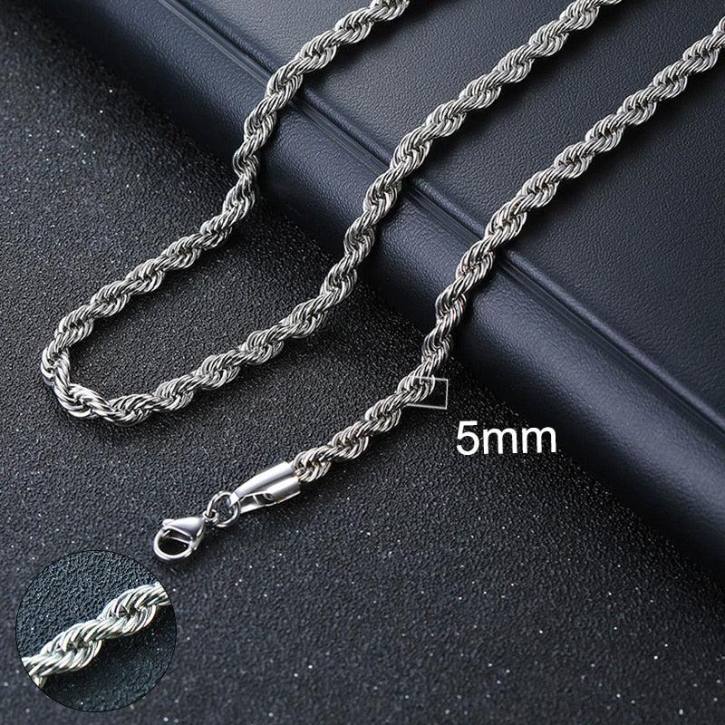 Vnox Cuban Chain Necklace for Men Women, Basic Punk Stainless Steel Curb Link Chain Chokers,Vintage Gold Tone Solid Metal Collar - Image #11